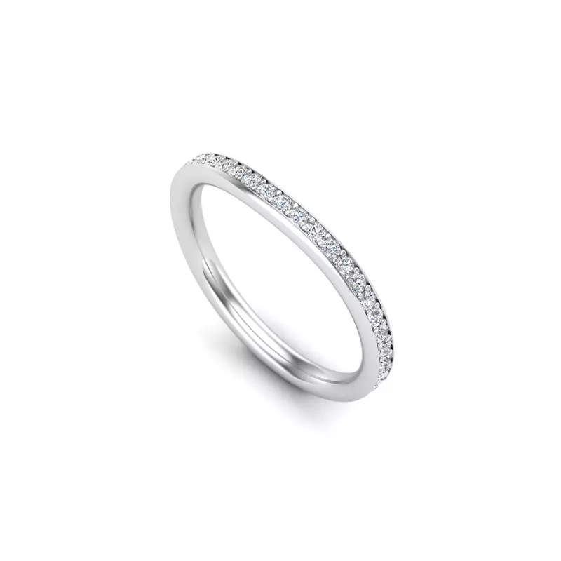 14K White Gold Miriam Pave Band