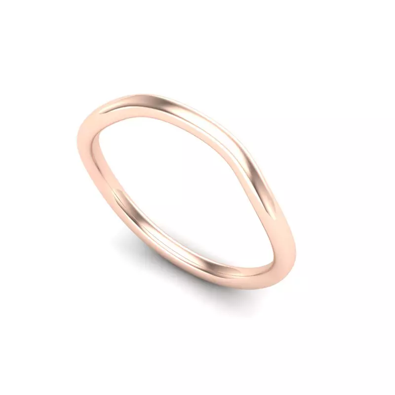 14K Rose Gold Adaline Band