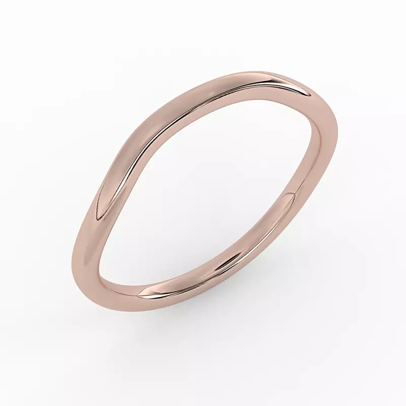 14K Rose Gold Adaline Band