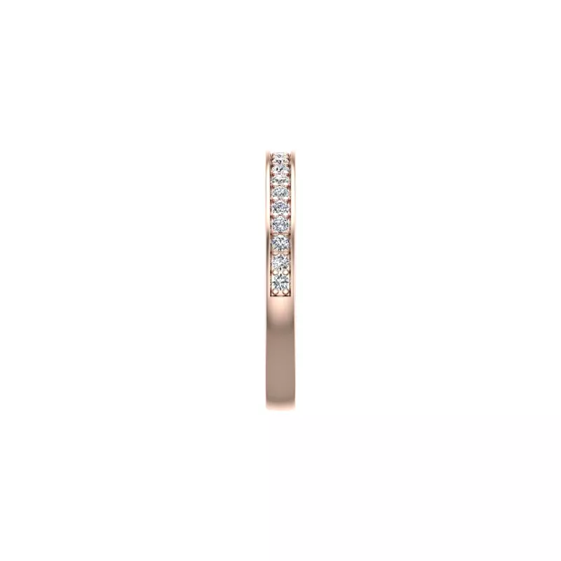 14K Rose Gold Aria Pave Band