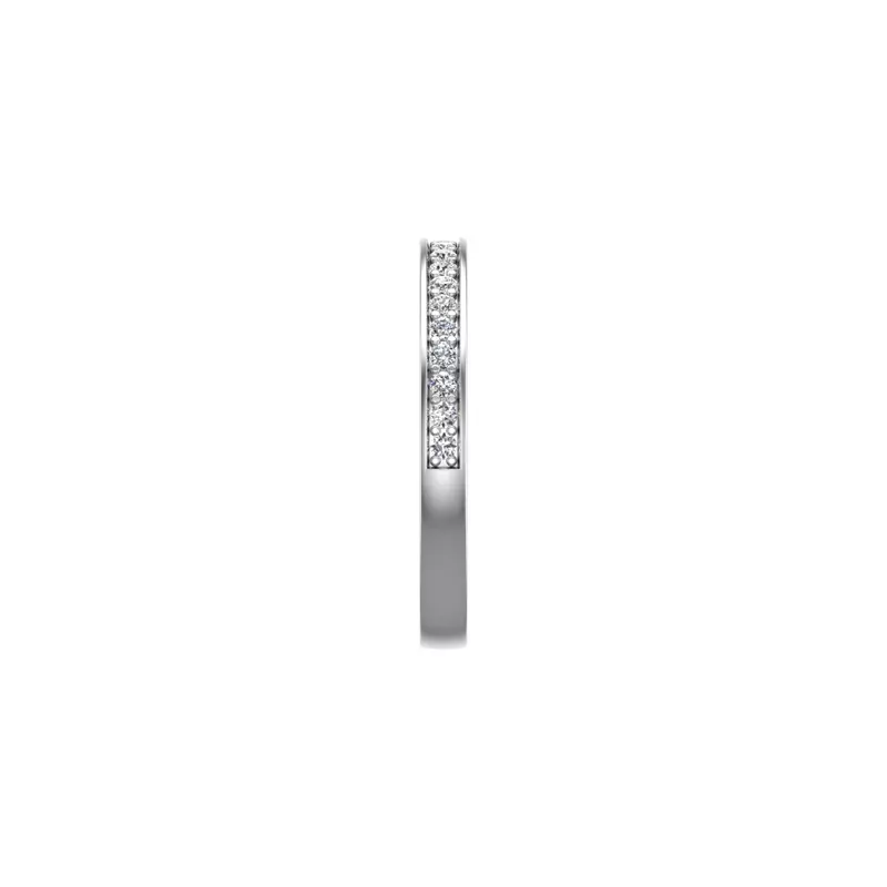 14K White Gold Aria Pave Band