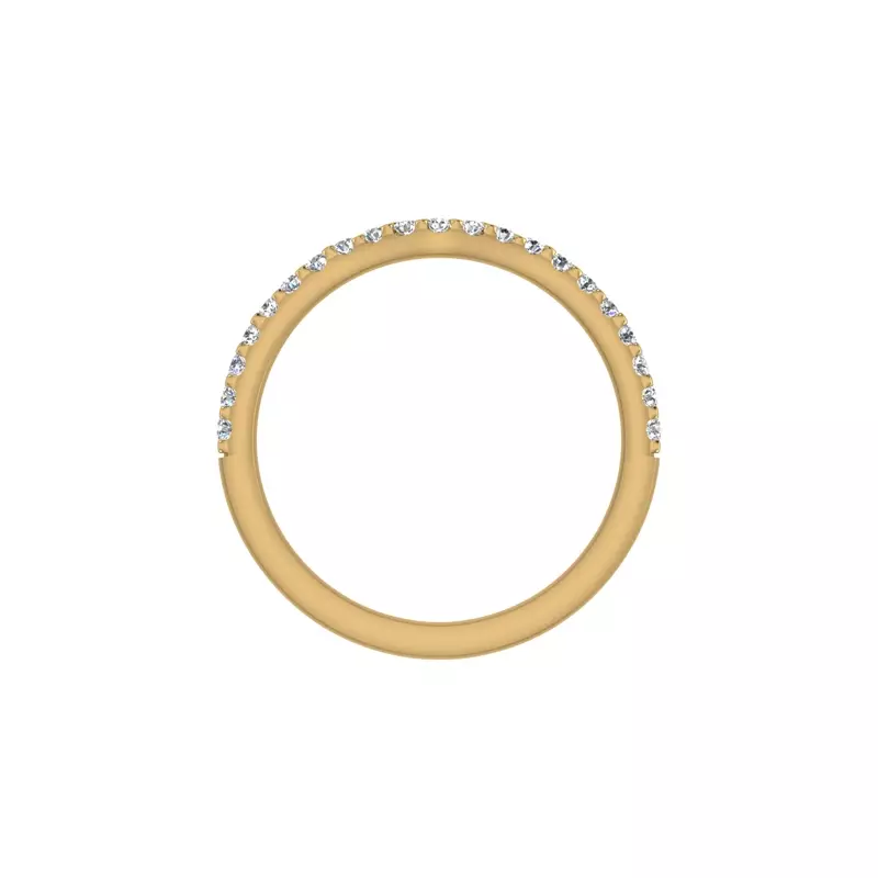 14K Yellow Gold Wynter Pave Band
