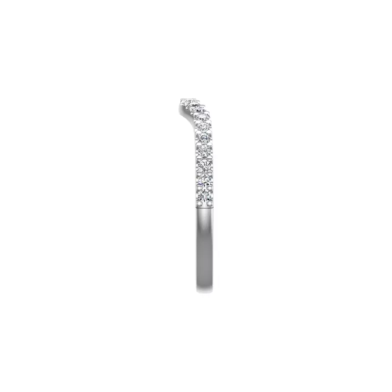 18K White Gold Daleyza Pave Band