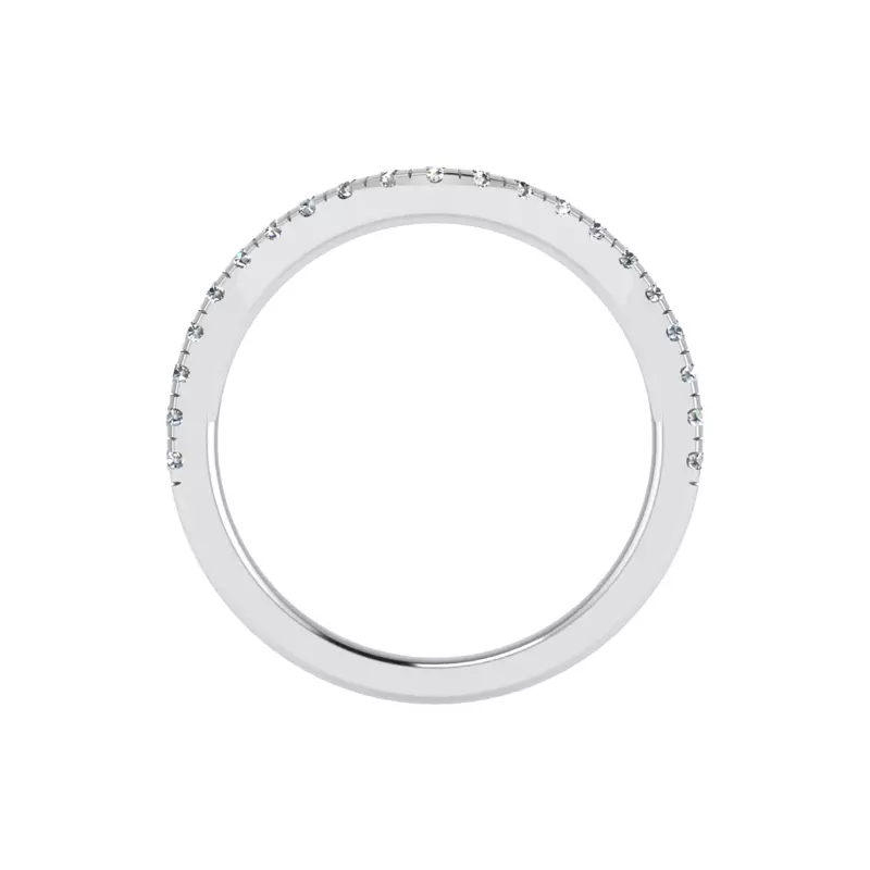 Platinum Eloise Pave Band