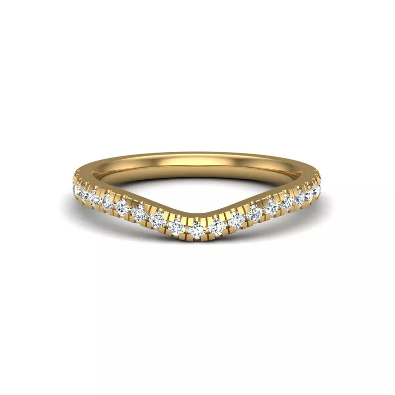 18K Yellow Gold Amara Pave Band