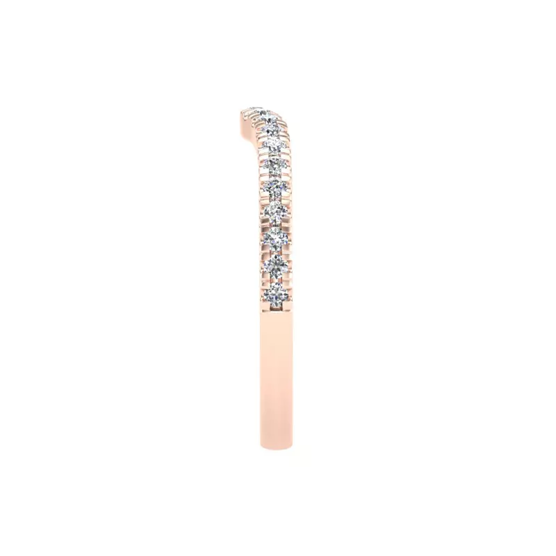 14K Rose Gold Valerie Pave Band