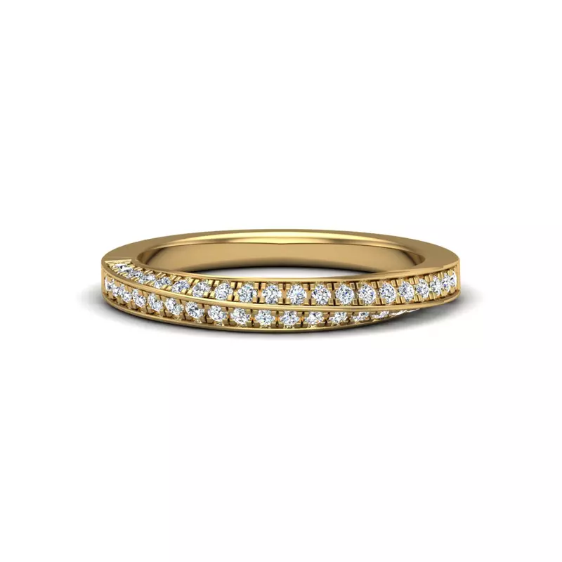 Journee Double-Row Pave Band