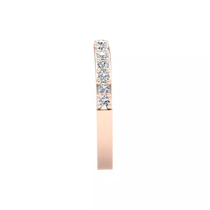 14K Rose Gold Leila Pave Band
