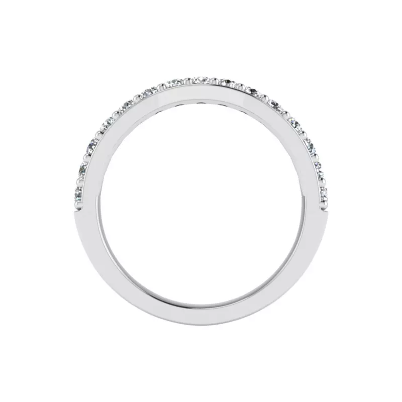14K White Gold Alana Pave Band