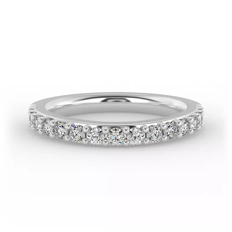 14K White Gold Alana Pave Band