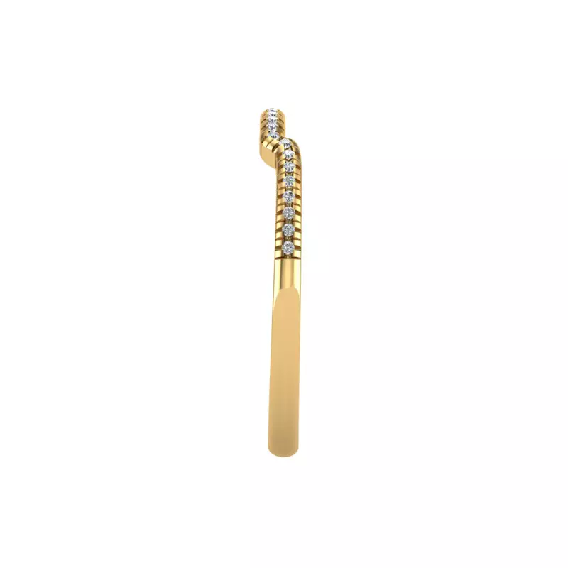 14K Yellow Gold Gemma Pave Band