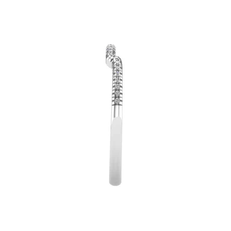 Platinum Gemma Pave Band