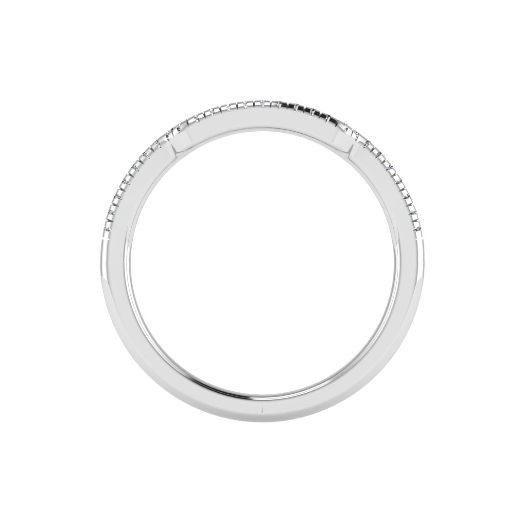 Platinum Gemma Pave Band