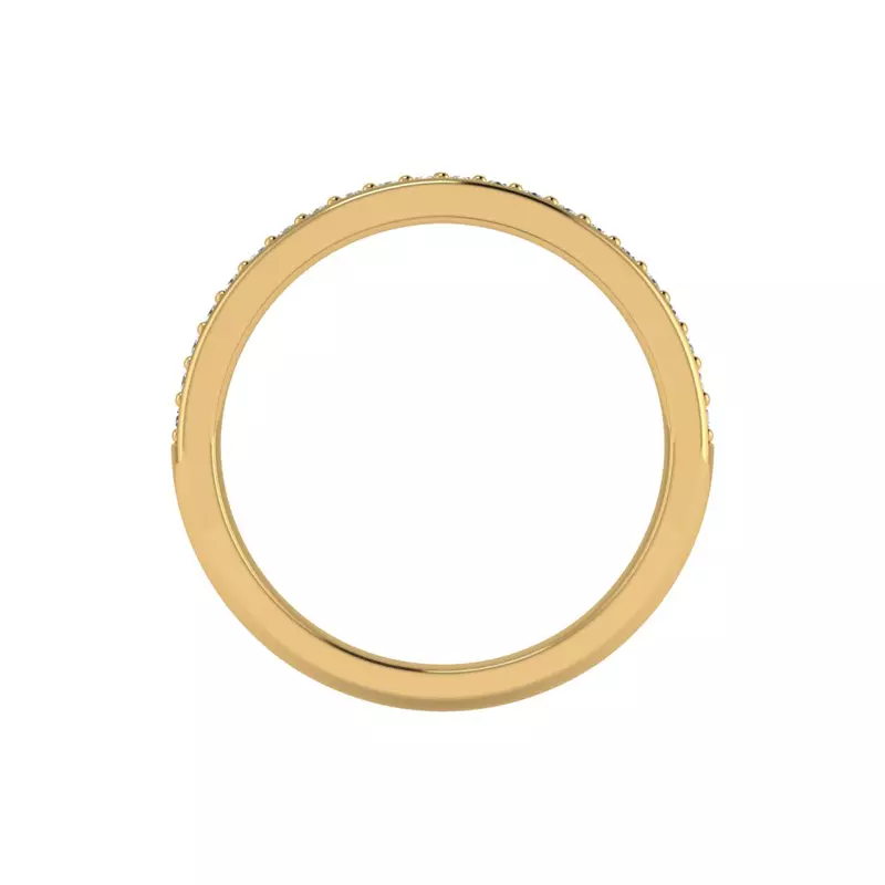 14K Yellow Gold Amy Pave Band