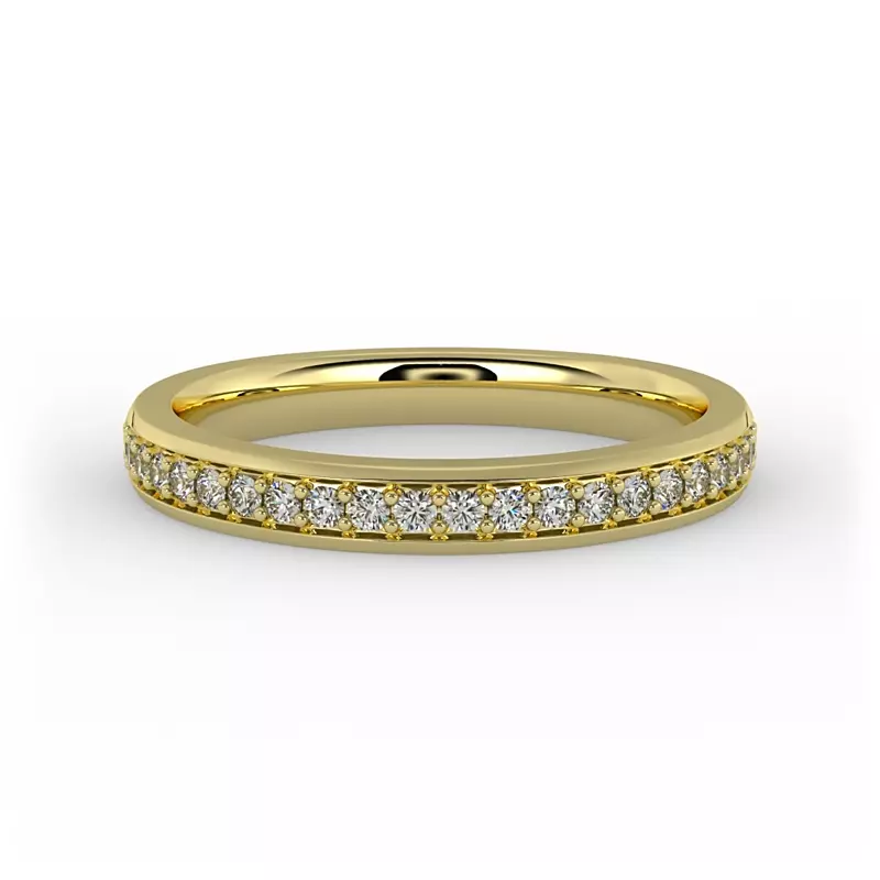 14K Yellow Gold Amy Pave Band