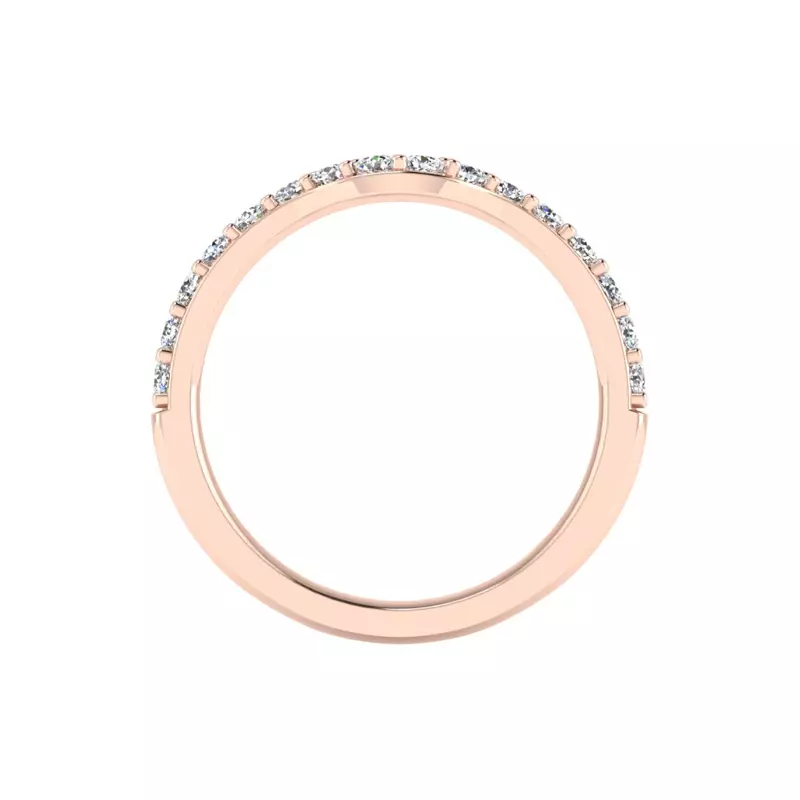 14K Rose Gold Annie Pave Band