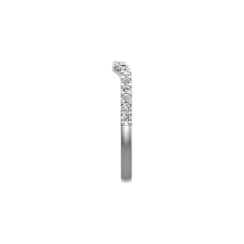 14K White Gold Isabel Pave Band