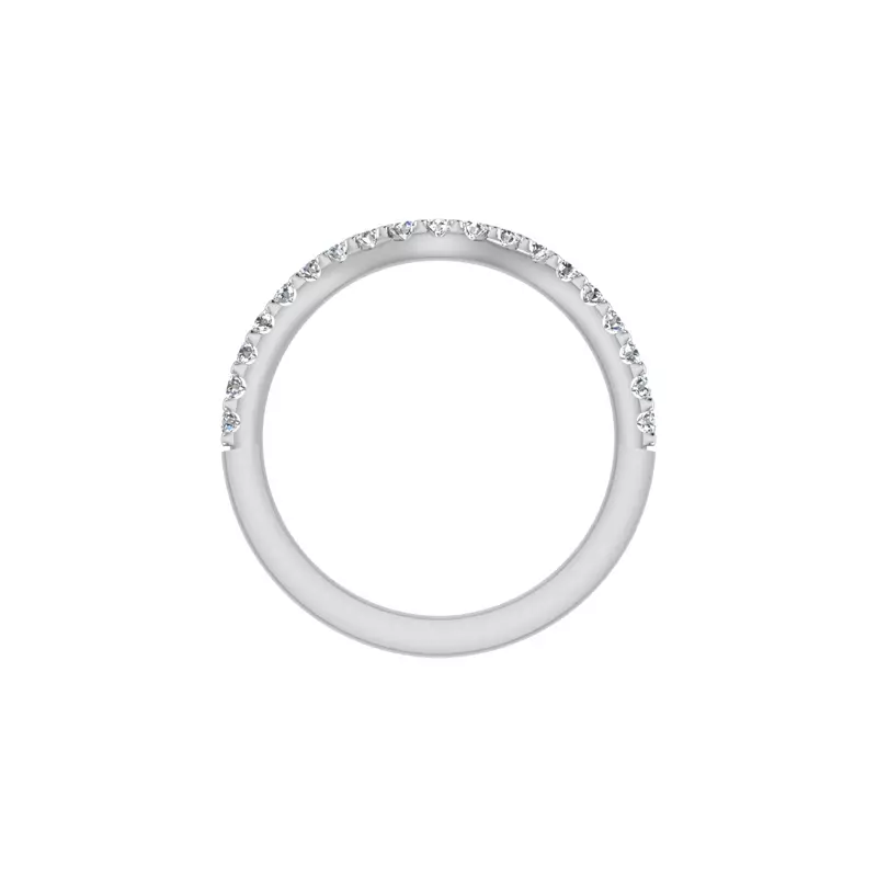 14K White Gold Isabel Pave Band