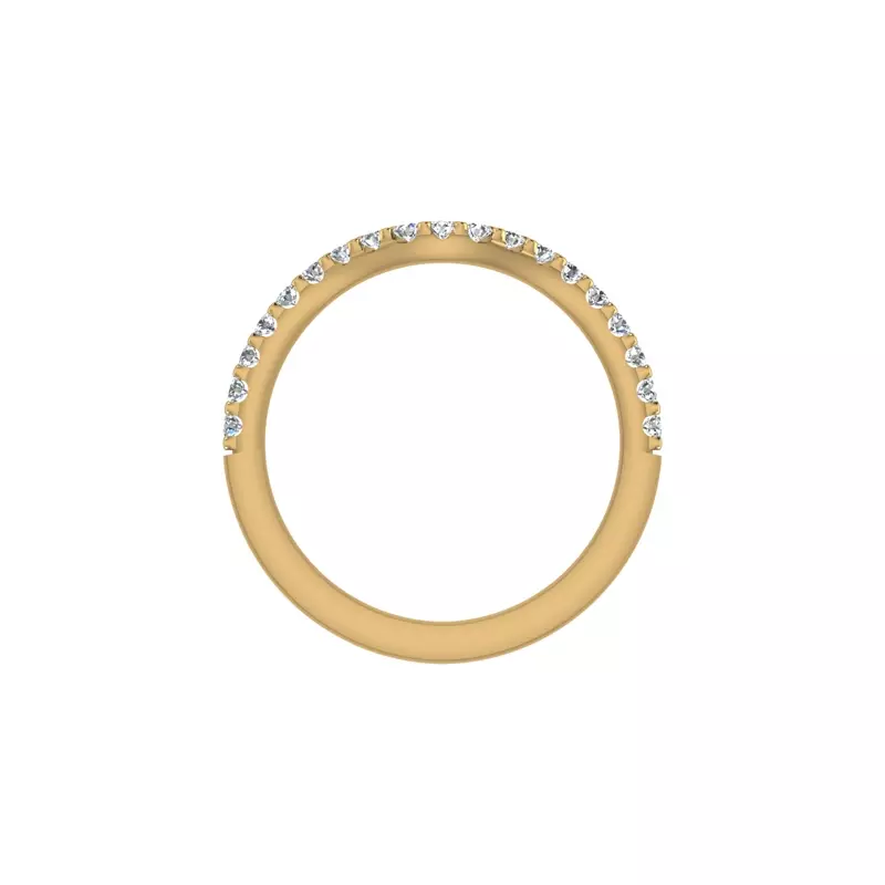 18K Yellow Gold Isabel Pave Band