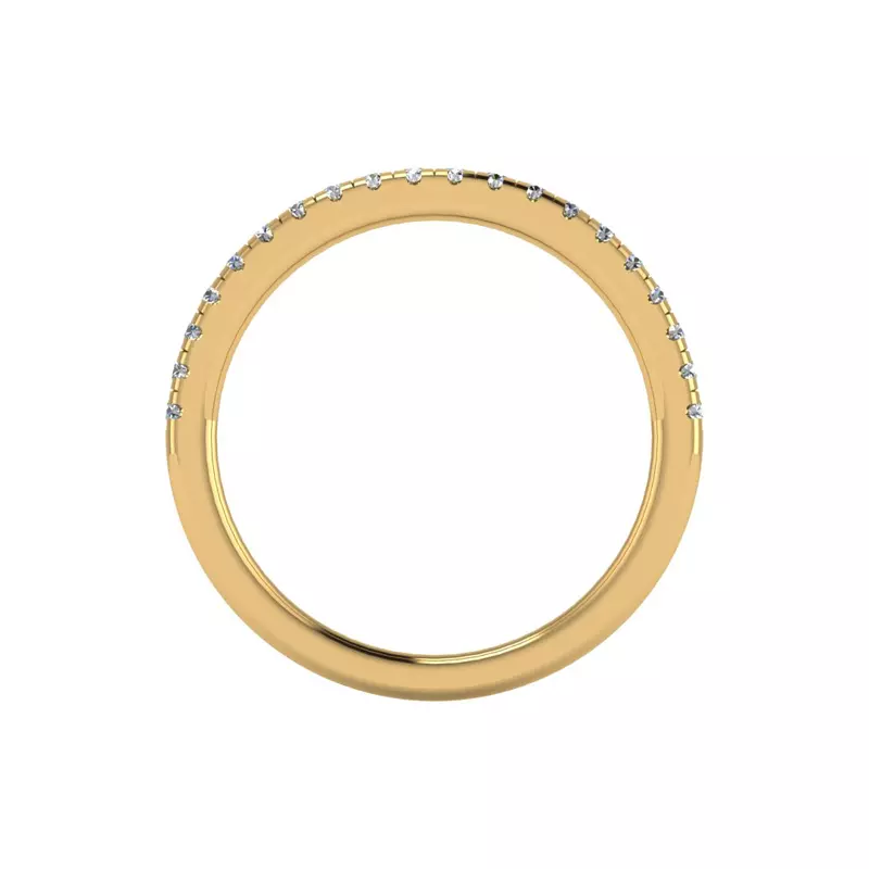 18K Yellow Gold Maggie Pave Band