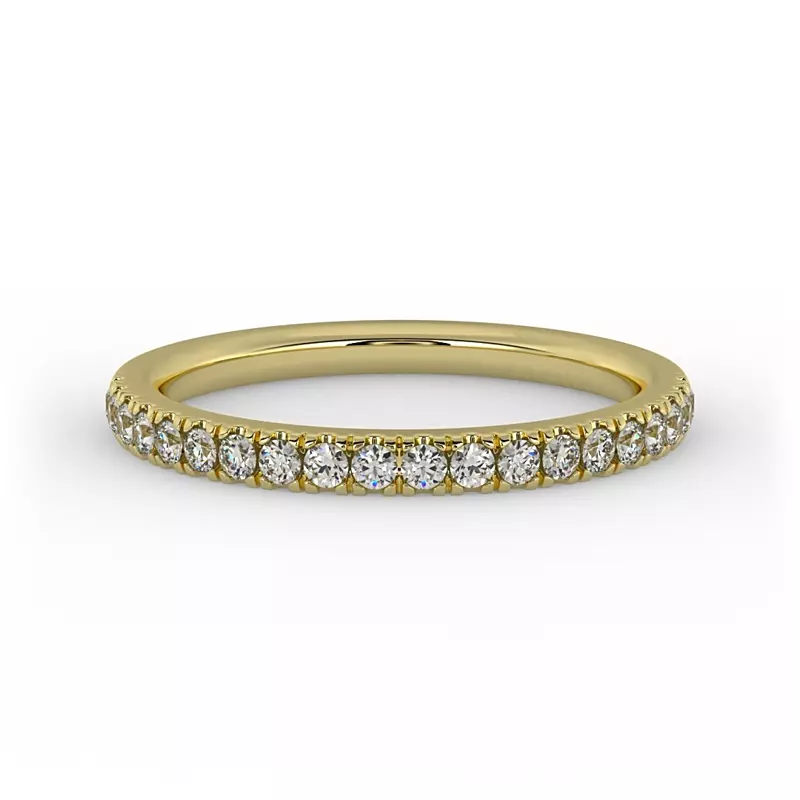 18K Yellow Gold Maggie Pave Band