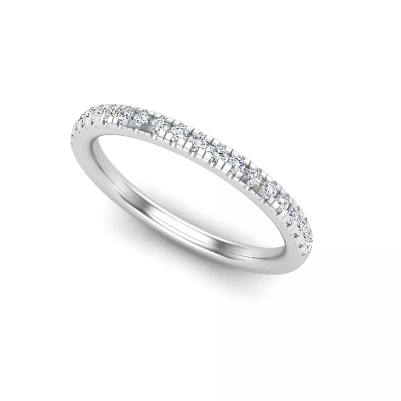 Platinum Maggie Pave Band