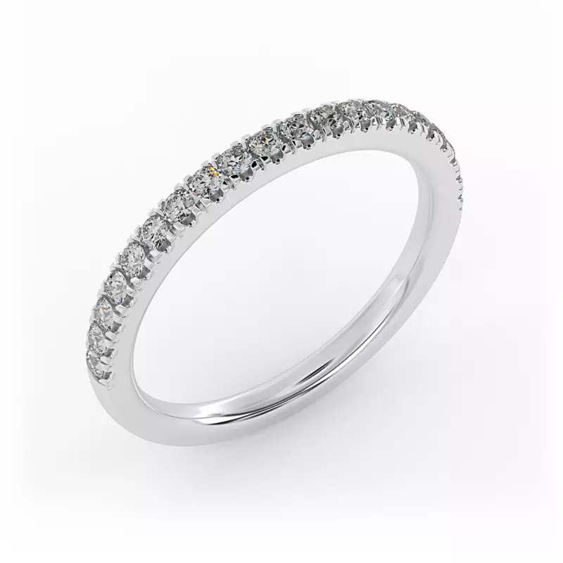 Platinum Maggie Pave Band