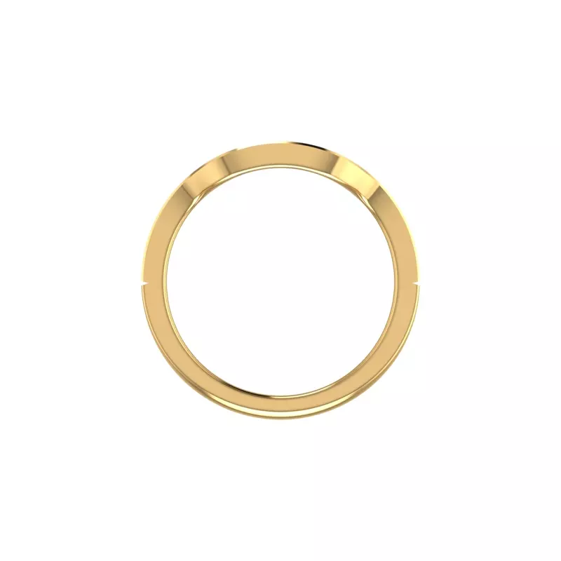 14K Yellow Gold Fiona Pave Band