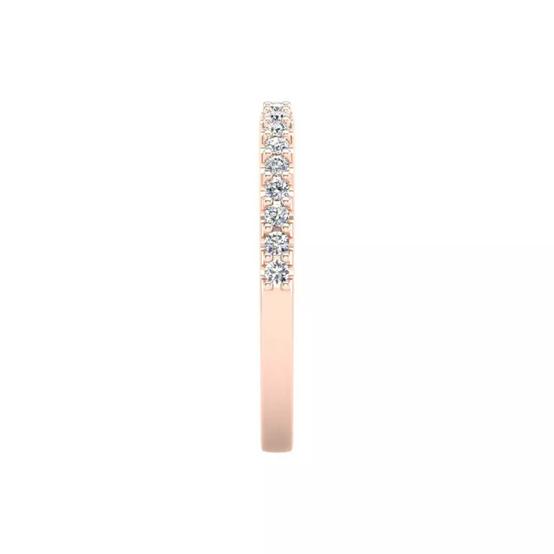 14K Rose Gold Kayla Pave Band