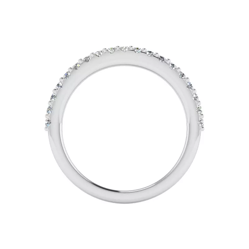 14K White Gold Kayla Pave Band
