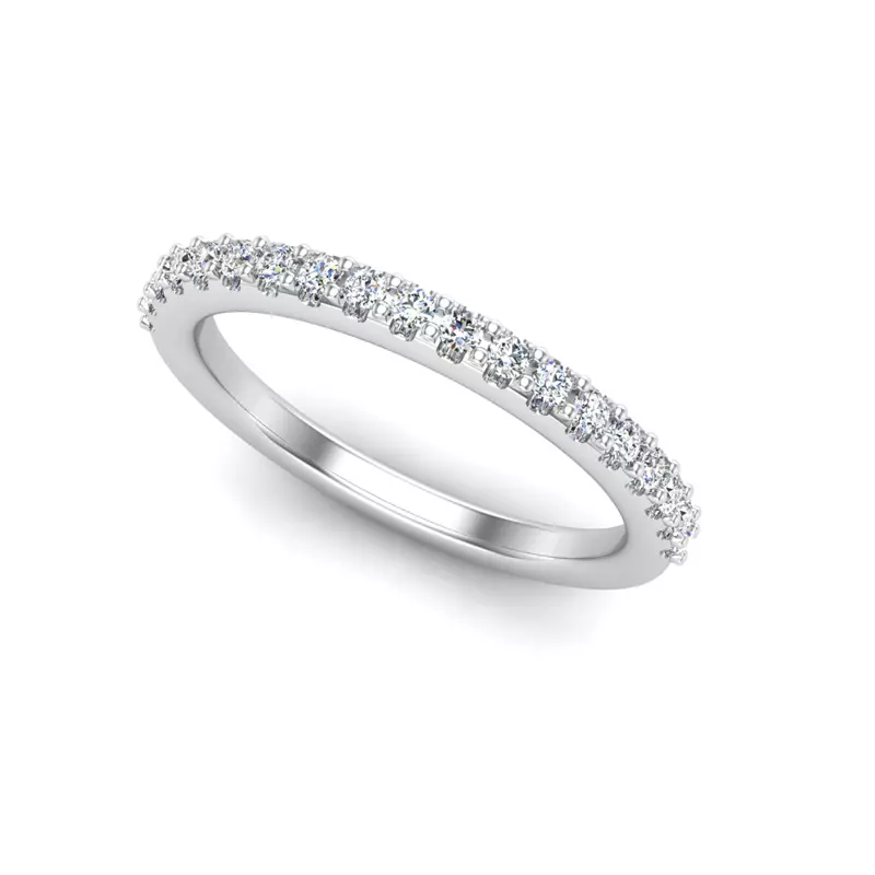 14K White Gold Kayla Pave Band