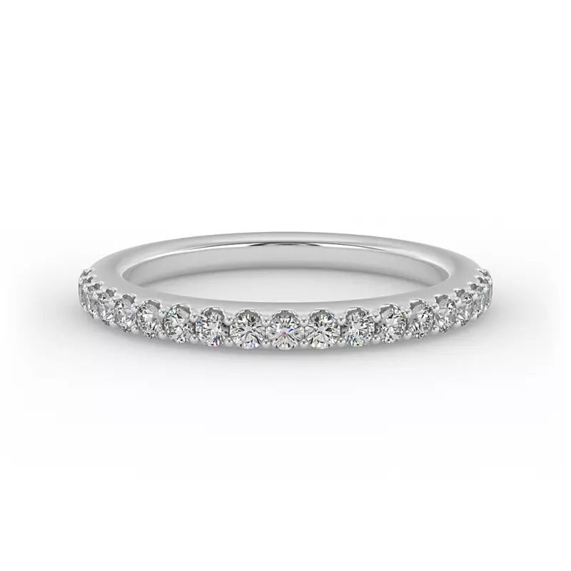 14K White Gold Kayla Pave Band
