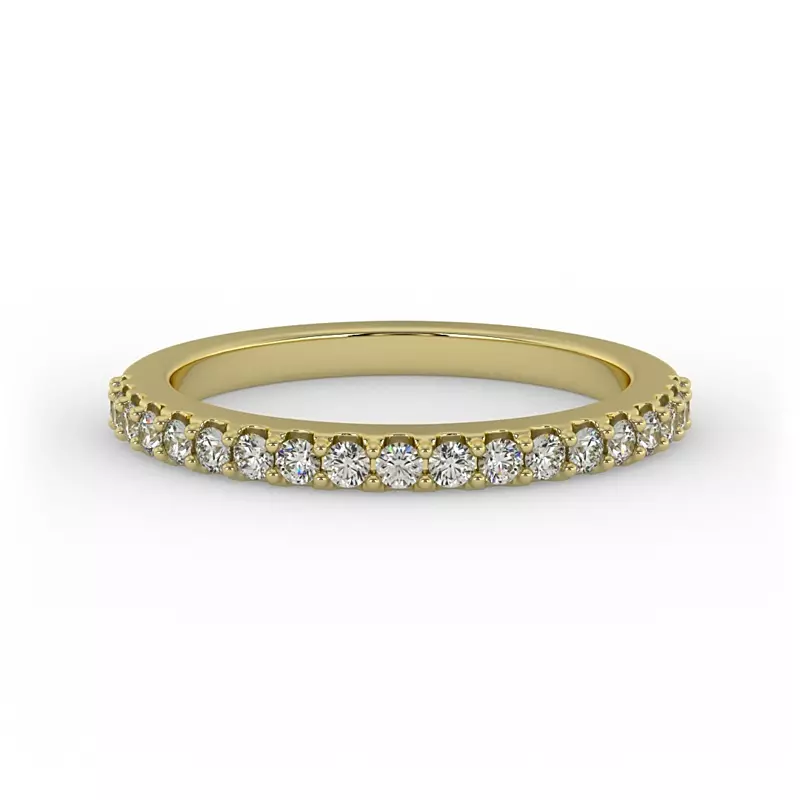 14K Yellow Gold Payton Pave Band