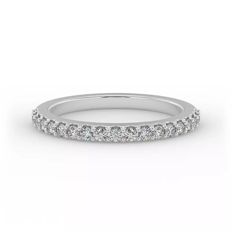 Platinum Payton Pave Band
