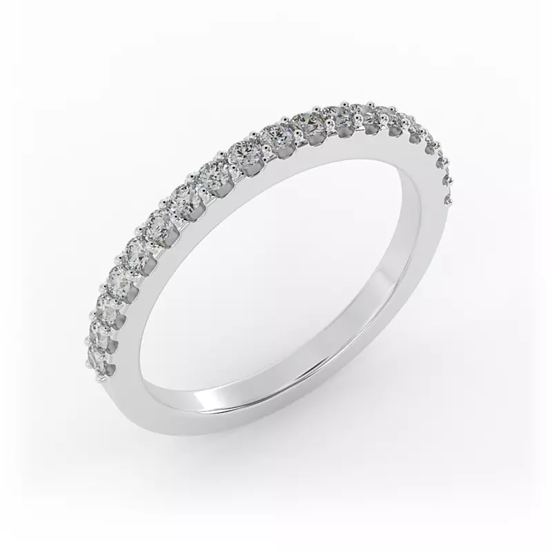 Platinum Payton Pave Band