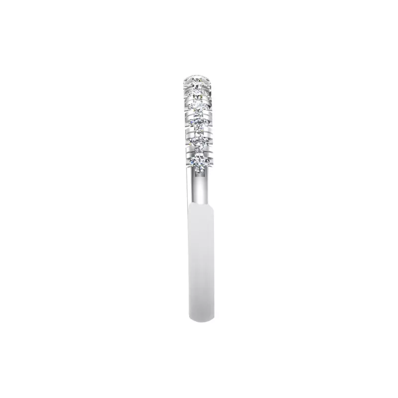 14K White Gold Blake Pave Band