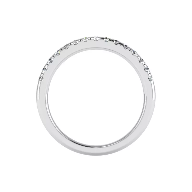 14K White Gold Blake Pave Band