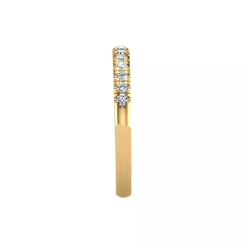 14K Yellow Gold Blake Pave Band