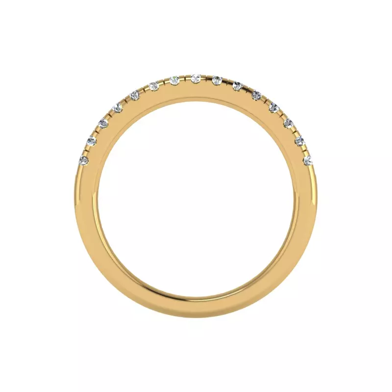 14K Yellow Gold Blake Pave Band