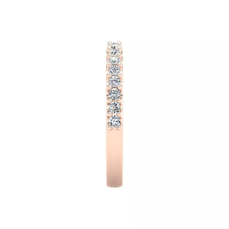 14K Rose Gold Alani Pave Band