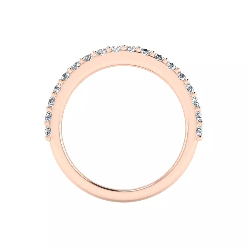 14K Rose Gold Alani Pave Band