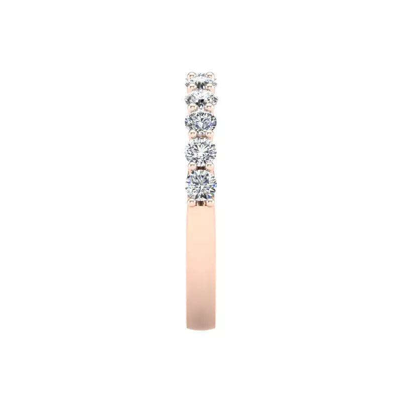 14K Rose Gold Annabelle Pave Band