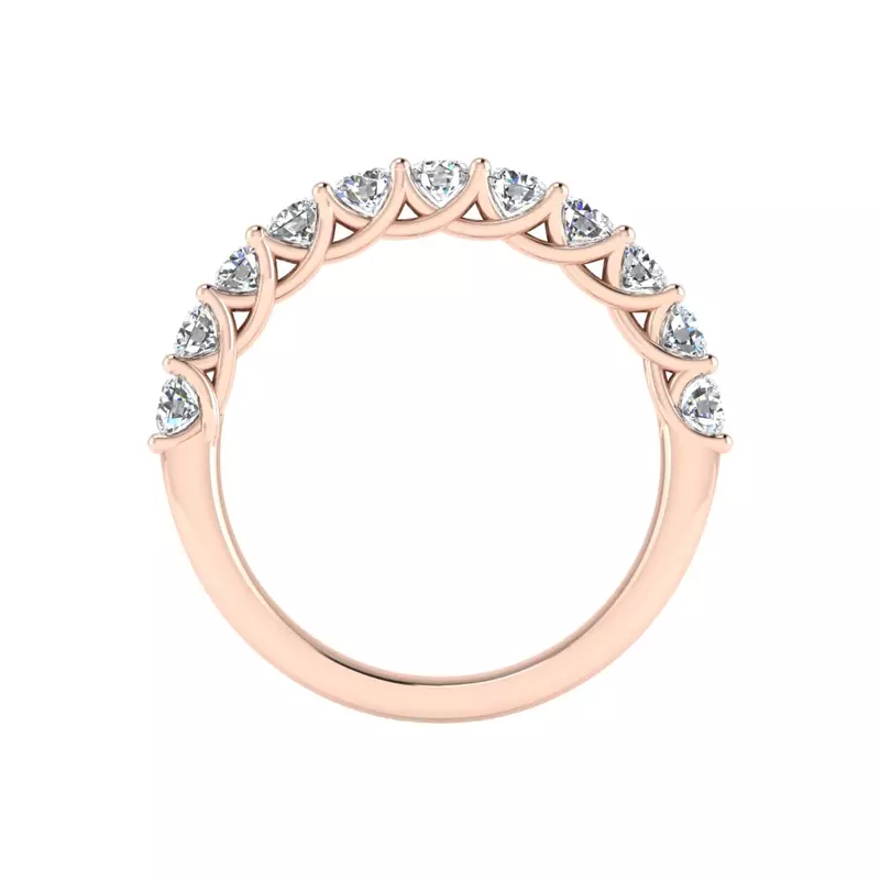 14K Rose Gold Annabelle Pave Band
