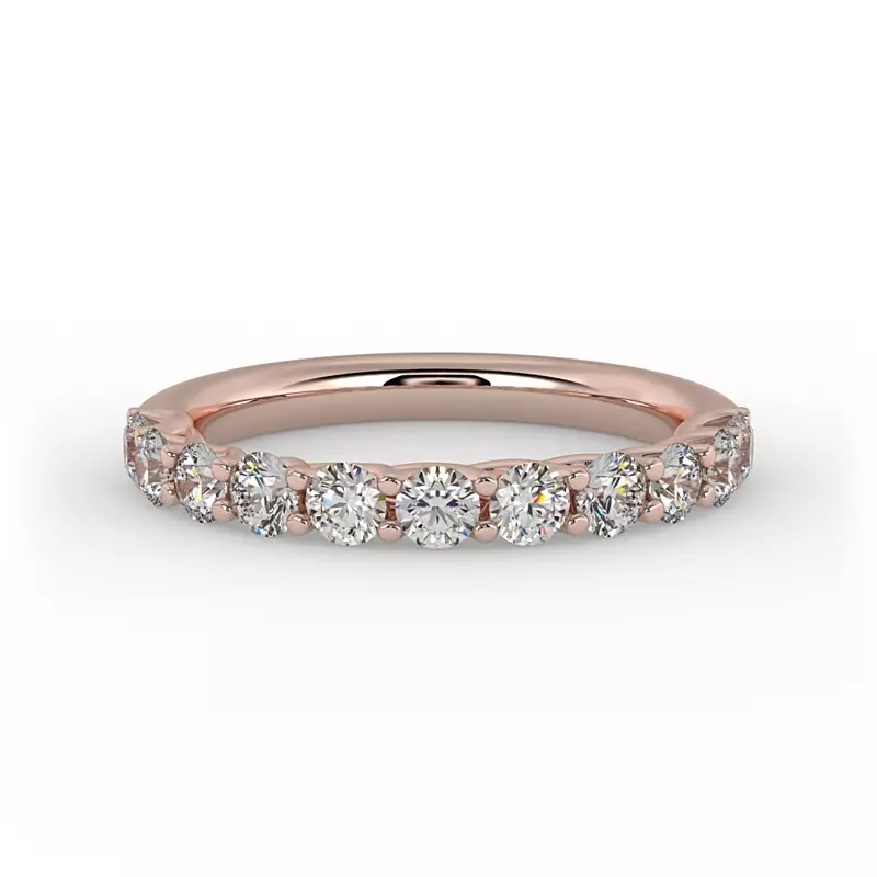 14K Rose Gold Annabelle Pave Band