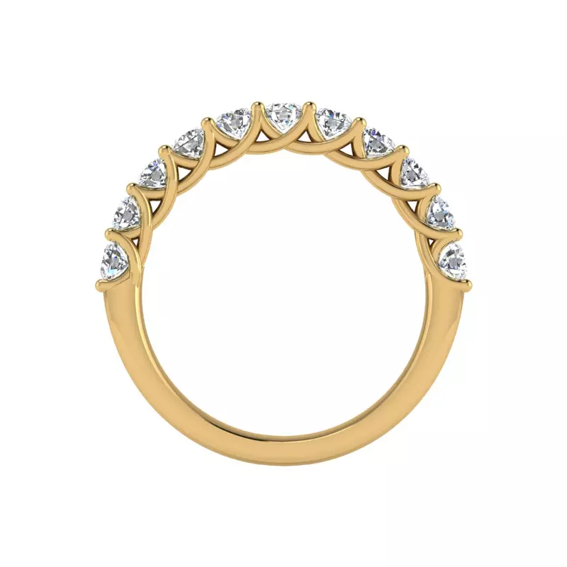 14K Yellow Gold Annabelle Pave Band