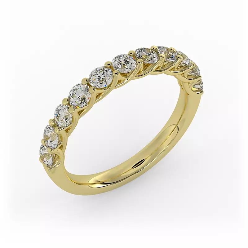 14K Yellow Gold Annabelle Pave Band