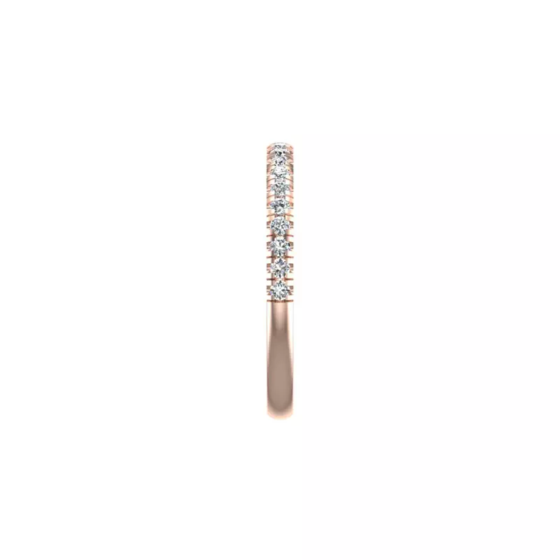 14K Rose Gold Briella Pave Band