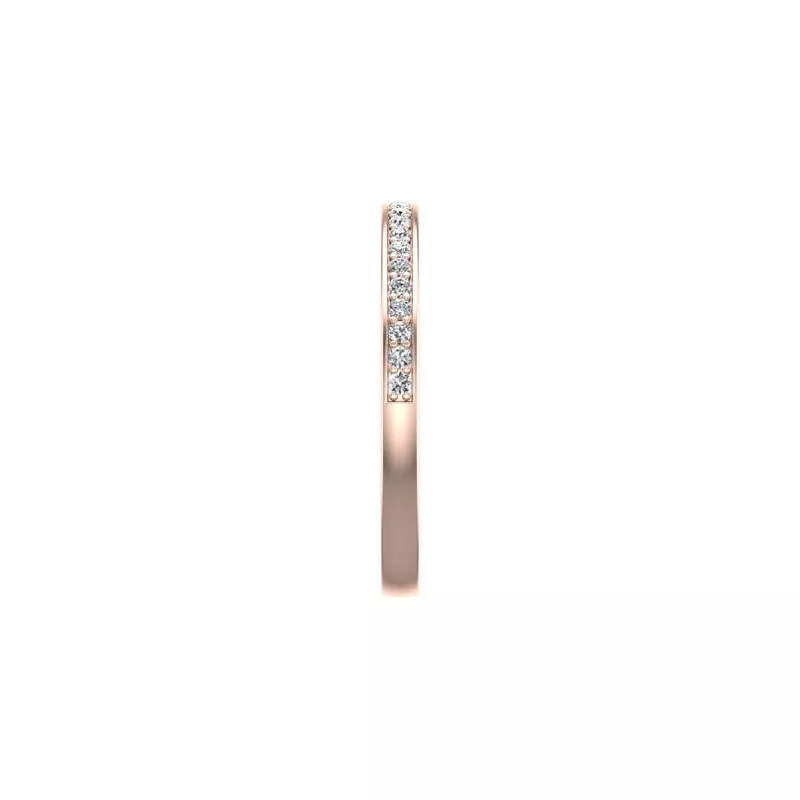 14K Rose Gold Lennon Pave Band