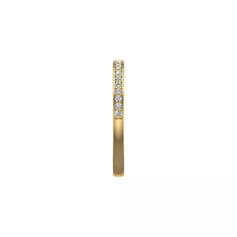 18K Yellow Gold Lennon Pave Band