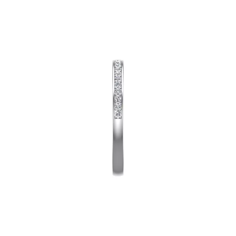 Platinum Lennon Pave Band
